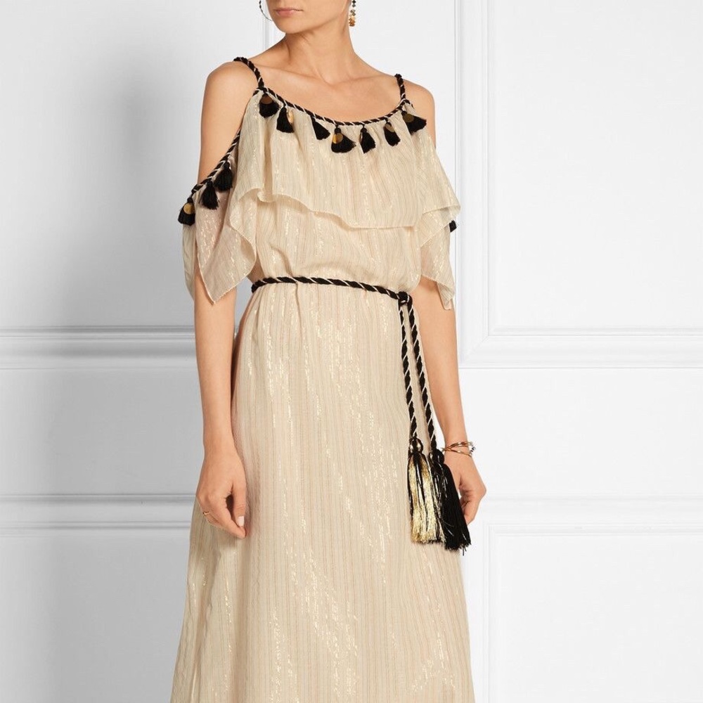 Rachel Zoë cotton and silk-blend maxi dress